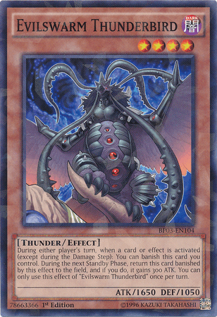 Evilswarm Thunderbird [BP03-EN104] Shatterfoil Rare - Josh's Cards