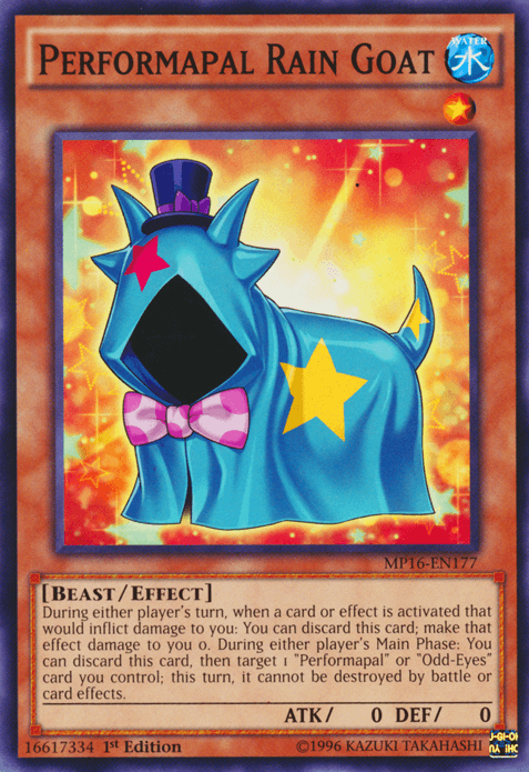 Performapal Rain Goat [MP16-EN177] Common - Josh's Cards