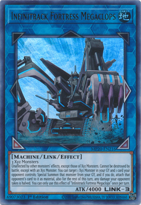 Infinitrack Fortress Megaclops [MP20-EN216] Ultra Rare - Josh's Cards