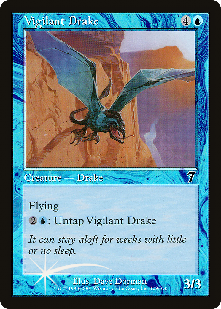 Vigilant Drake [Seventh Edition] Foil
