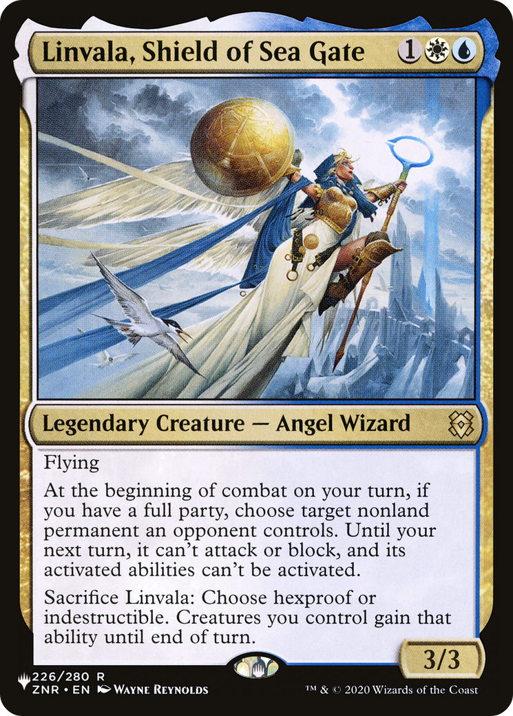 Linvala, Shield of Sea Gate (LIST-ZNR-226) - The List