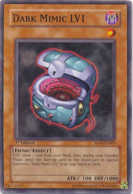 Dark Mimic LV1 [SOD-EN009] Common - Josh's Cards