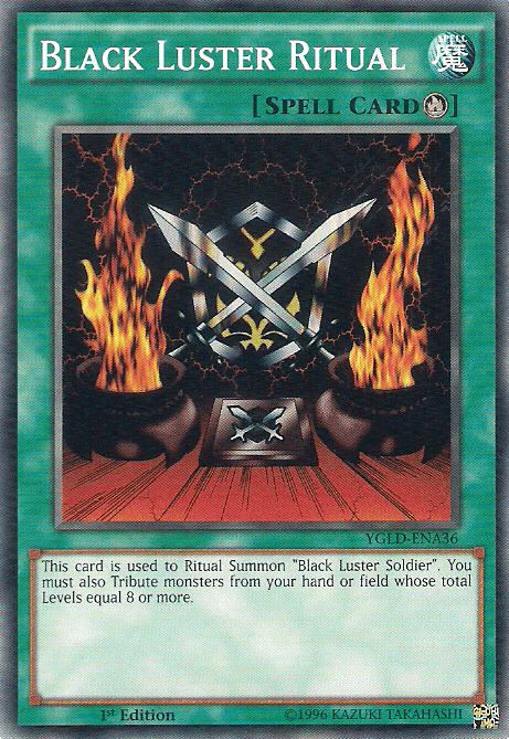 Black Luster Ritual [YGLD-ENA36] Common - Josh's Cards