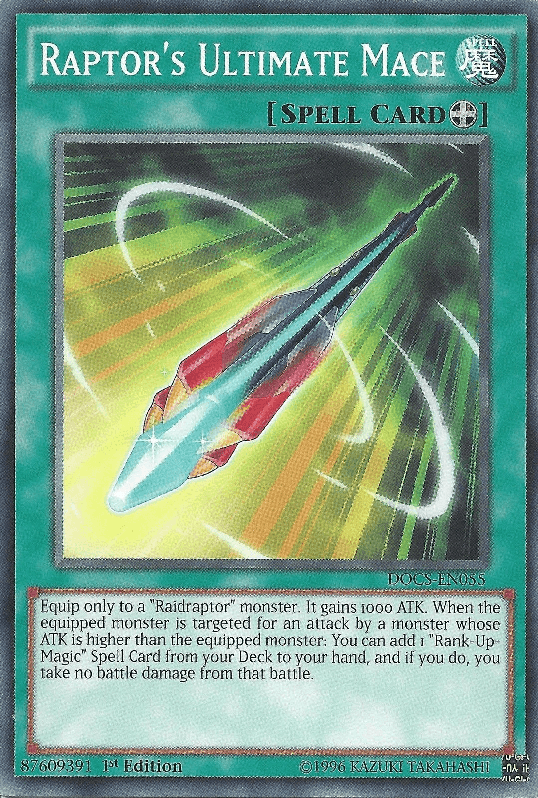 Raptor's Ultimate Mace [DOCS-EN055] Common - Josh's Cards