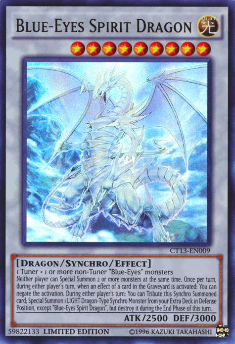 Blue-Eyes Spirit Dragon [CT13-EN009] Ultra Rare - Josh's Cards