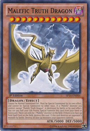 Malefic Truth Dragon [SP14-EN044] Common - Josh's Cards