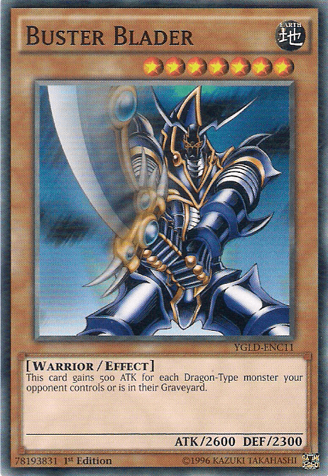 Buster Blader [YGLD-ENC11] Common - Josh's Cards