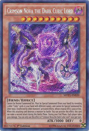 Crimson Nova the Dark Cubic Lord [MVP1-ENS39] Secret Rare - Josh's Cards