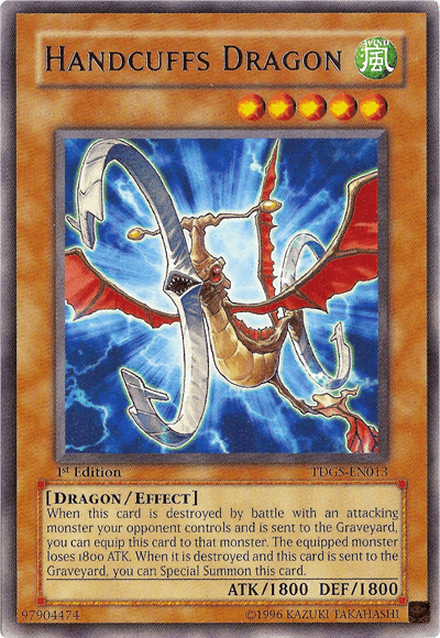 Handcuffs Dragon [TDGS-EN013] Rare - Josh's Cards