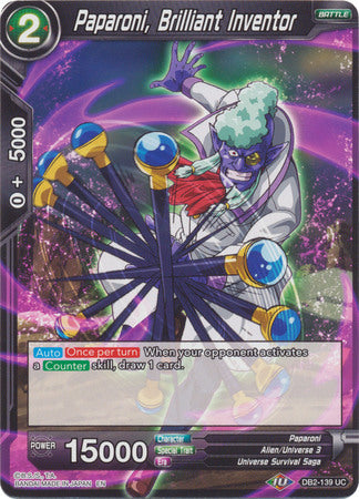 Paparoni, Brilliant Inventor (DB2-139) [Divine Multiverse] Parallel Foil