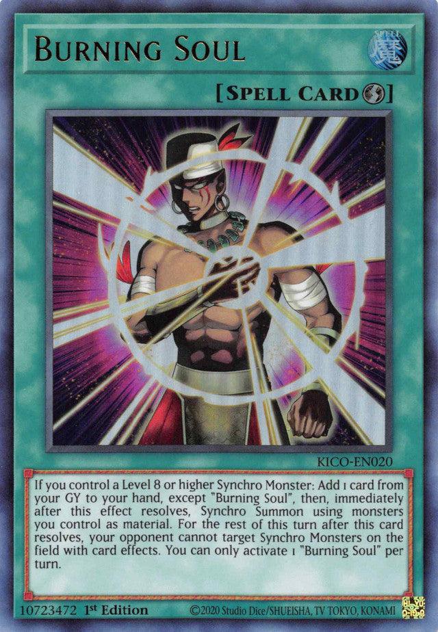 Burning Soul (Ultra Rare) [KICO-EN020] Ultra Rare - Josh's Cards