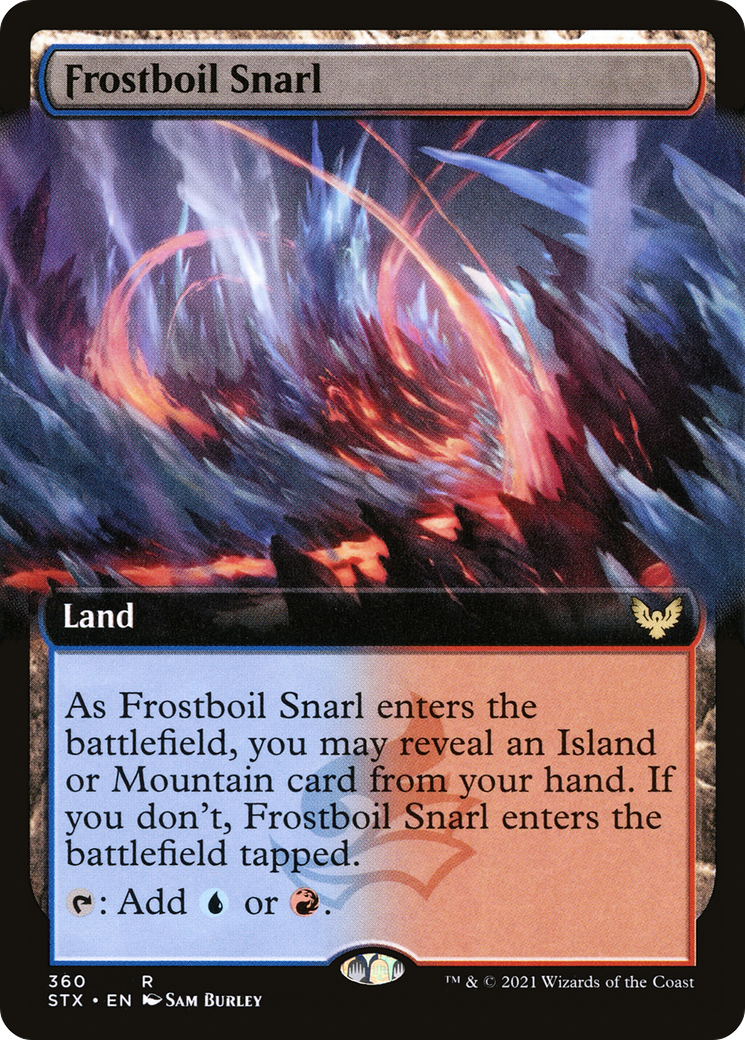 Frostboil Snarl (STX-360) - Strixhaven: School of Mages: (Extended Art)
