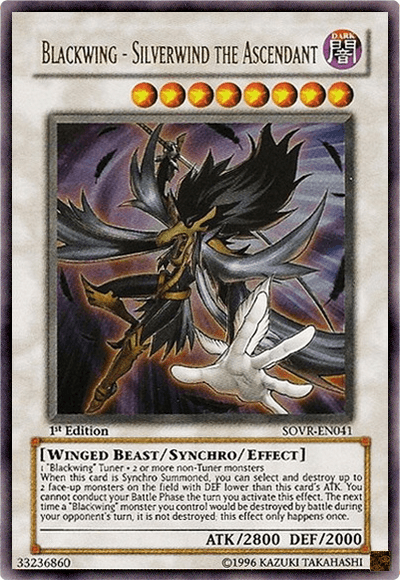 Blackwing - Silverwind the Ascendant [SOVR-EN041] Ultra Rare - Josh's Cards
