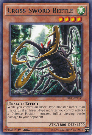 Cross-Sword Beetle [BP03-EN053] Rare - Josh's Cards