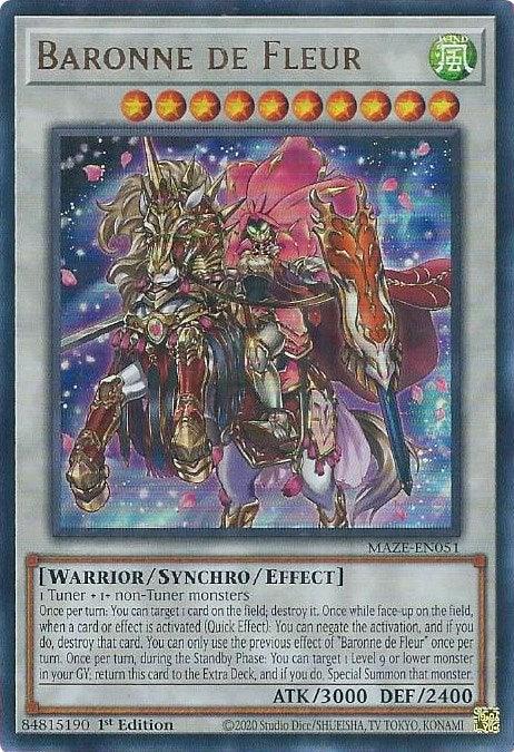Baronne de Fleur [MAZE-EN051] Ultra Rare - Josh's Cards
