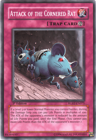 Attack of the Cornered Rat [RGBT-EN075] Common - Josh's Cards