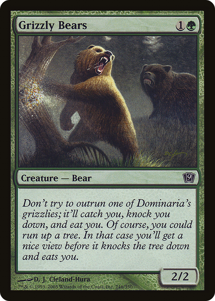 Grizzly Bears [Ninth Edition] Foil