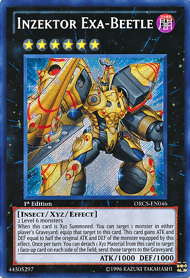 Inzektor Exa-Beetle [ORCS-EN046] Secret Rare - Josh's Cards