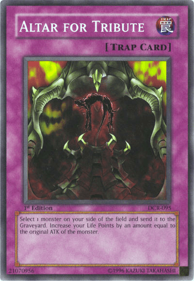 Altar for Tribute [DCR-095] Common - Josh's Cards
