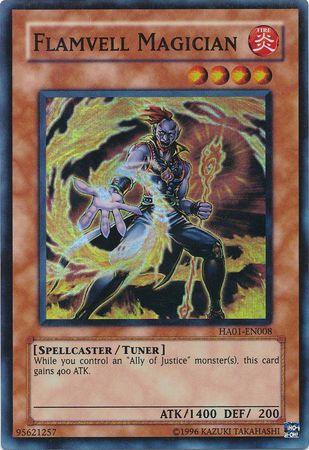 Flamvell Magician [HA01-EN008] Super Rare - Josh's Cards