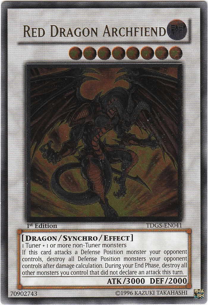 Red Dragon Archfiend [TDGS-EN041] Ultimate Rare - Josh's Cards