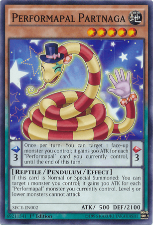 Performapal Partnaga [SECE-EN002] Common - Josh's Cards