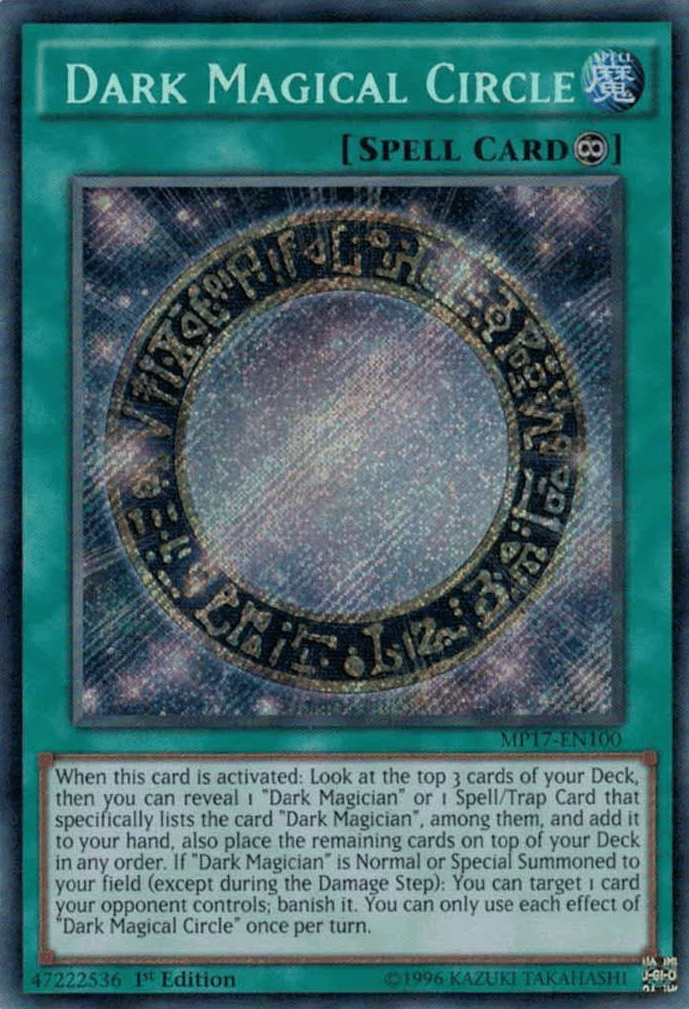 Dark Magical Circle [MP17-EN100] Secret Rare - Josh's Cards