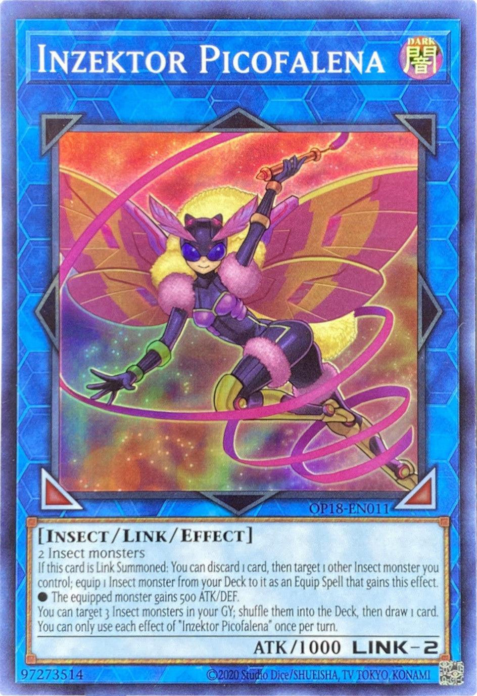 Inzektor Picofalena [OP18-EN011] Super Rare - Josh's Cards