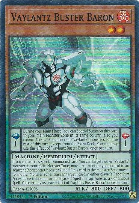 Vaylantz Buster Baron [TAMA-EN005] Super Rare - Josh's Cards