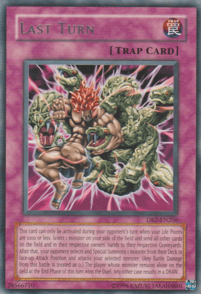 Last Turn [DB2-EN206] Rare - Josh's Cards