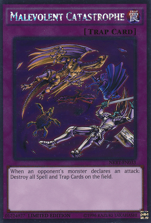 Malevolent Catastrophe [NKRT-EN033] Platinum Rare - Josh's Cards