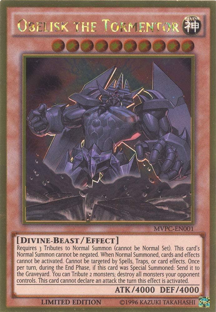Obelisk the Tormentor (DVD Promo) [MVPC-EN001] Gold Rare - Josh's Cards