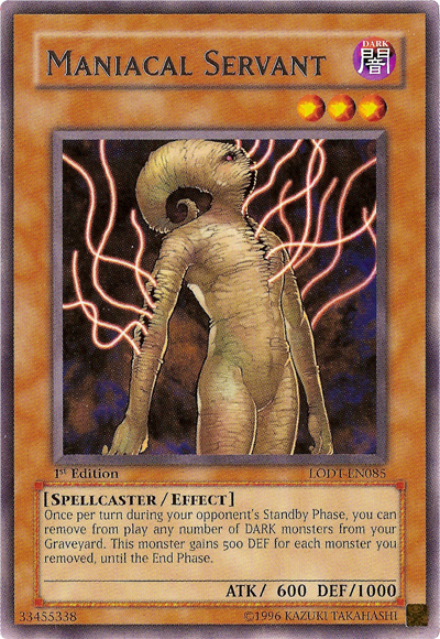 Maniacal Servant (LODT-EN085) - Light of Destruction Unlimited