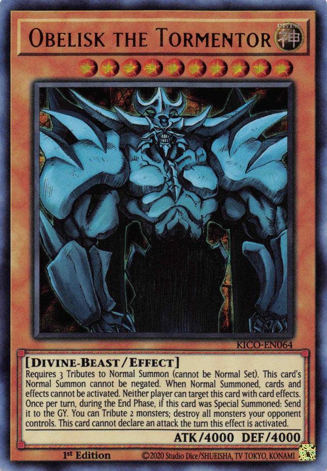Obelisk the Tormentor (Ultra Pharaoh's Rare) [KICO-EN064] Ultra Pharaoh's Rare - Josh's Cards