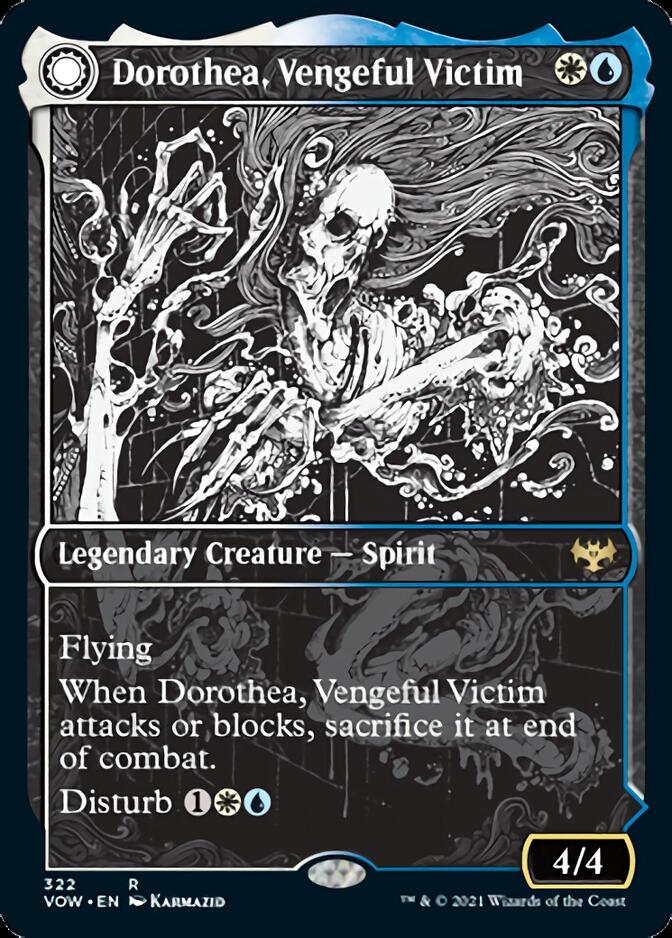 Dorothea, Vengeful Victim // Dorothea's Retribution (VOW-322) - Innistrad: Crimson Vow: (Showcase, Double Faced Transform) Foil