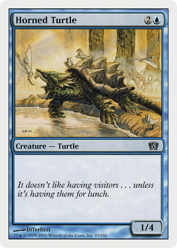 Horned Turtle [Eighth Edition] Foil