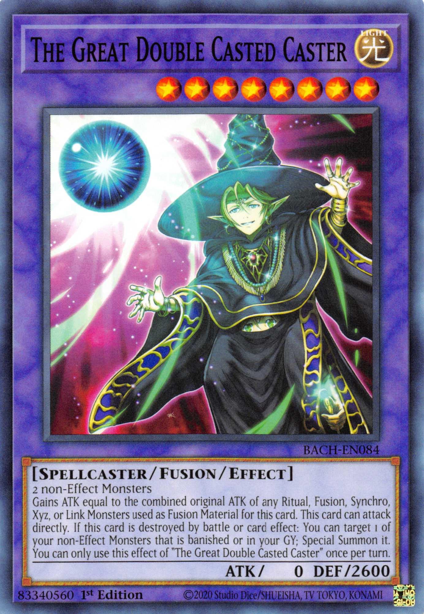 The Great Double Casted Caster [BACH-EN084] Common - Josh's Cards