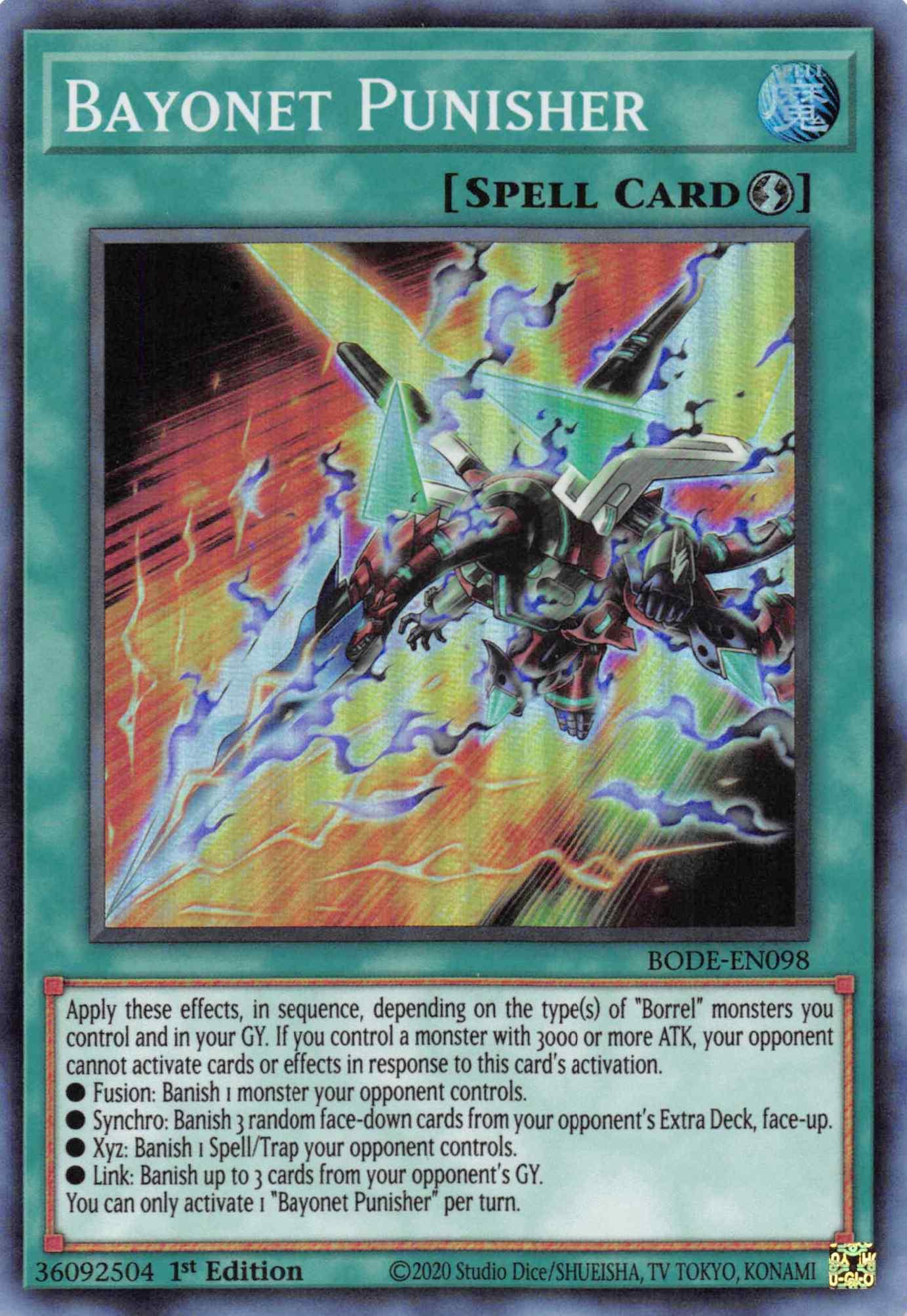 Bayonet Punisher [BODE-EN098] Super Rare - Josh's Cards