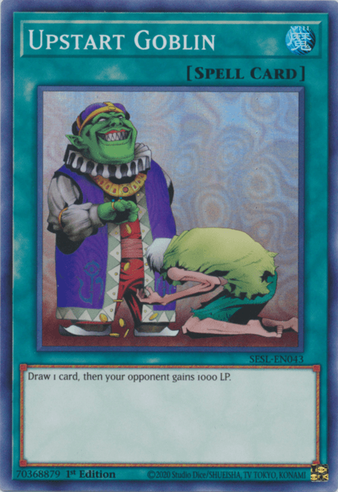 Upstart Goblin [SESL-EN043] Super Rare - Josh's Cards
