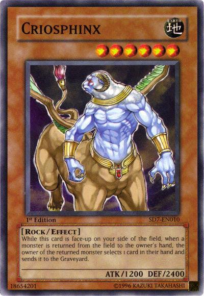 Criosphinx [SD7-EN010] Common - Josh's Cards