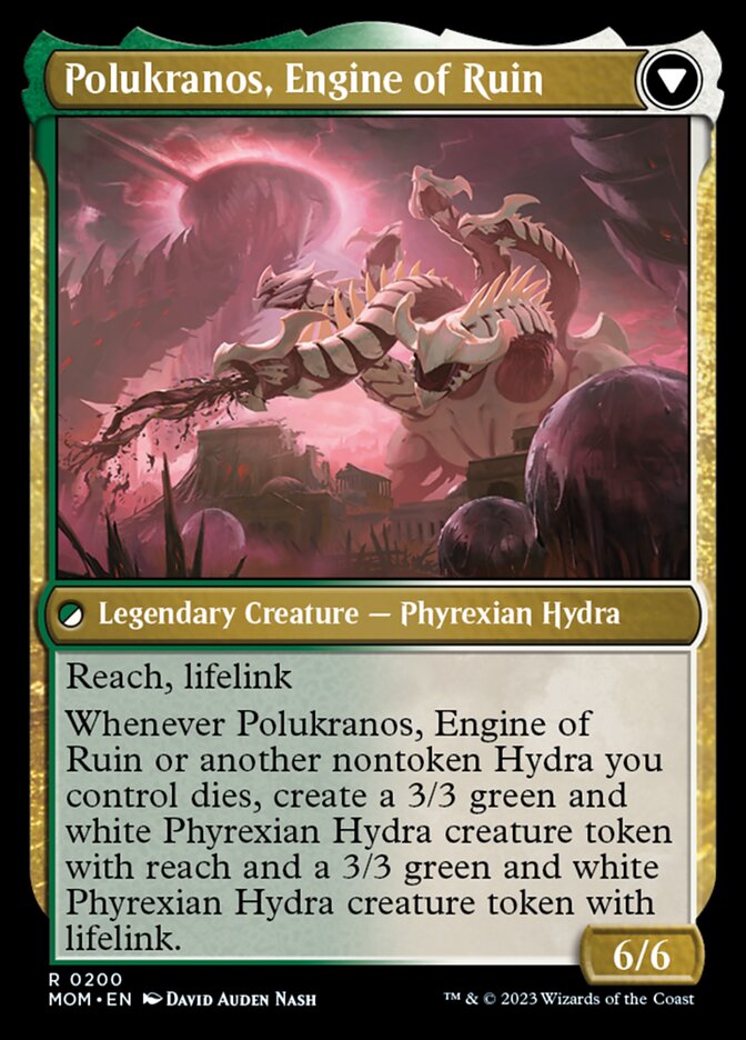Polukranos Reborn // Polukranos, Engine of Ruin (MOM-200) - March of the Machine