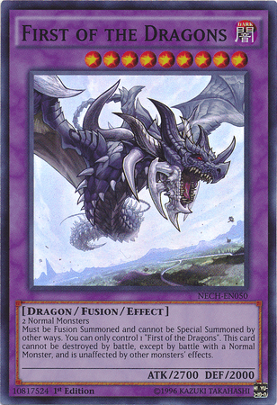 First of the Dragons [NECH-EN050] Super Rare - Josh's Cards