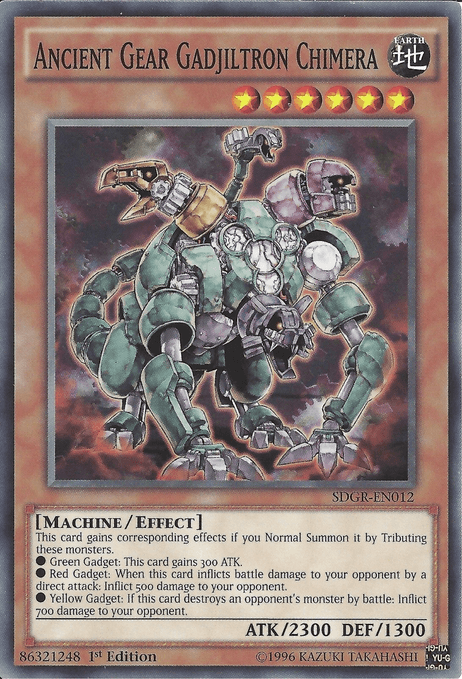 Ancient Gear Gadjiltron Chimera [SDGR-EN012] Common - Josh's Cards