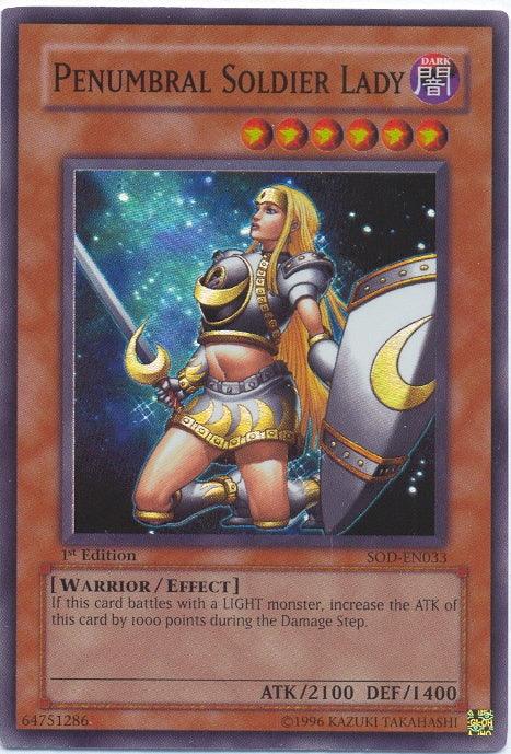 Penumbral Soldier Lady [SOD-EN033] Super Rare - Josh's Cards