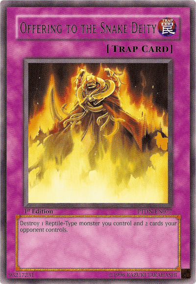 Offering to the Snake Deity [PTDN-EN077] Rare - Josh's Cards