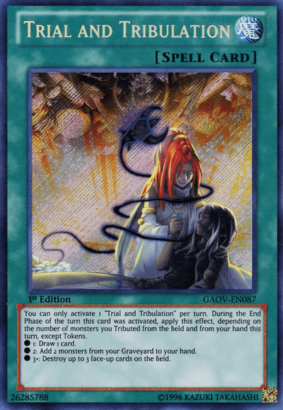 Trial and Tribulation [GAOV-EN087] Secret Rare - Josh's Cards