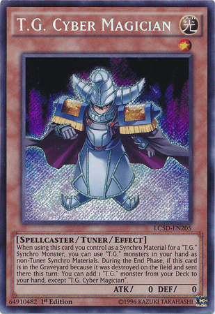 T.G. Cyber Magician [LC5D-EN205] Secret Rare - Josh's Cards