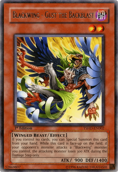 Blackwing - Gust the Backblast [TSHD-EN002] Rare - Josh's Cards