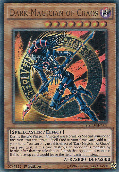 Dark Magician of Chaos [YGLD-ENC02] Ultra Rare - Josh's Cards