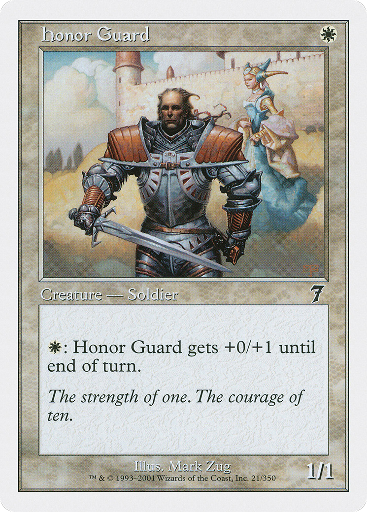 Honor Guard [Seventh Edition] Foil